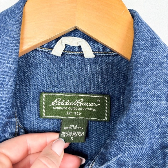 Eddie Bauer Women’s Denim Jean Jacket Sz S - Picture 4 of 7